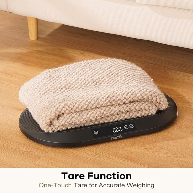 YauYik Pet Scale, Multifunctional Baby Scales for Weighing, Digital Large Pet Scale for Cat, Puppy and Small Animals - LED Display with Hold Function, Up to 88lbs, 150cm Soft Tape