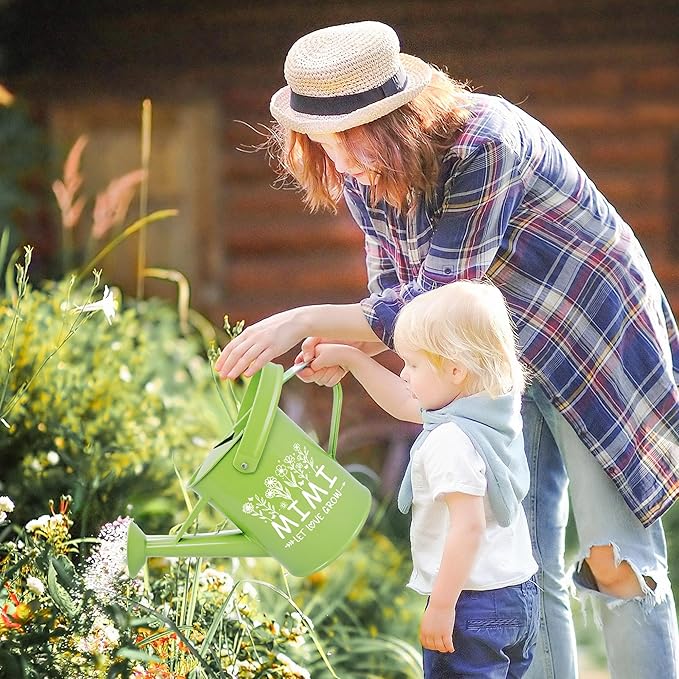 Gifts for Mimi, Christmas Mimi Garden Kit Gifts for Grandma Floral Gardening Tools and Durable Garden Tools Organizer Tote, Ideal Gardening Gift for Women on Birthday Plant Lover Present