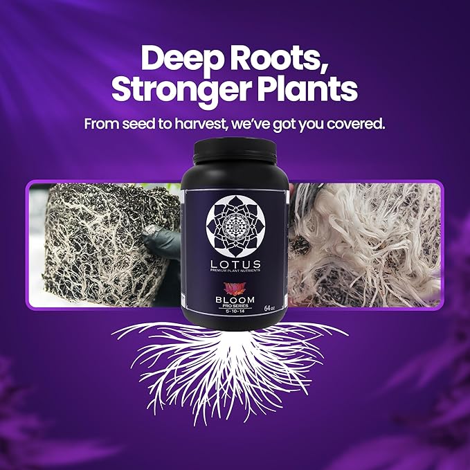 Bloom Pro Series - Hydroponic Plant Nutrients and Fertilizer, Water Soluble Plant Food, for Coco Coir Hydro and Soil, Enhances Flowering and Fruiting, Indoor and Outdoor Grows (64oz)