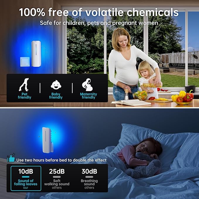 Fruit Fly Traps Indoor for Home: Plug in Mosquito Bug Zapper Gnat Moth Catcher with 9W Night UV Light, 2 Devices 20 Sticky Glue Board Refills for Indoors Flying Insect Trap