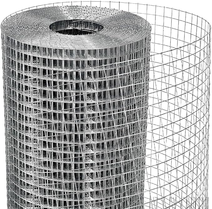 HORCH Hardware Cloth 1/2 inch 72 x 50 ft 19 Gauge, Welded Wire Fence Roll, Chicken Wire Mesh, Chicken Wire Fencing, Garden Fence, Gopher Mesh, Mesh & Wire Cloth, Wire Mesh Roll, Cage Wire
