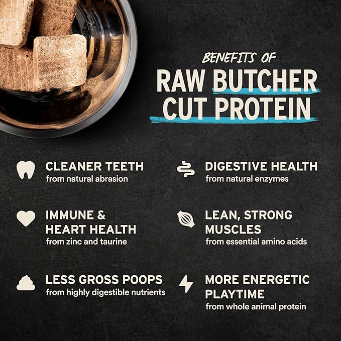 Vital Essentials Freeze Dried Raw Dog Food, Chicken Mini Patties Entree, 14 oz