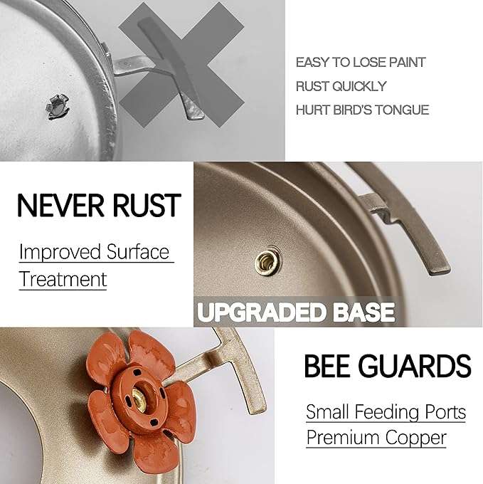 Gifts for Mom 34OZ Hand Blown Glass Hummingbird Feeders for Outdoors Hanging, with Ant Moat Humming Bird Feeders, Porch Backyard Decor Gifts for Women (Floral Balloon)