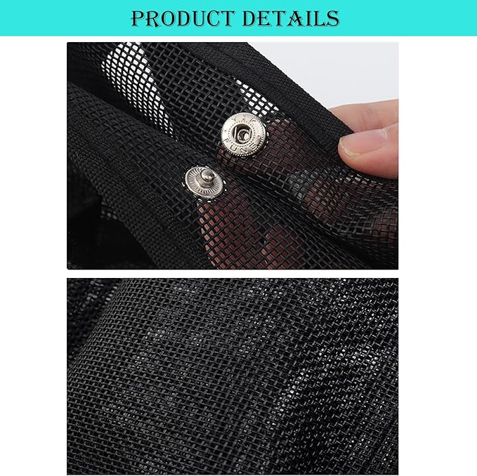 1Pcs Horse Grooming Bag Durable Horse Tool Bag with Pet Grooming Organizer for Horses, Dogs, and Other Pets (Black)