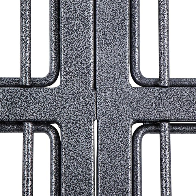 Easy-Up Titan Horse Stall Gates | Heavy-Duty Steel Construction | Rust-Resistant Finish | Ideal for Barn, Farm & Equestrian Use | Horseshoe Gate with Yoke - 52" Wide | Color Gray Armor