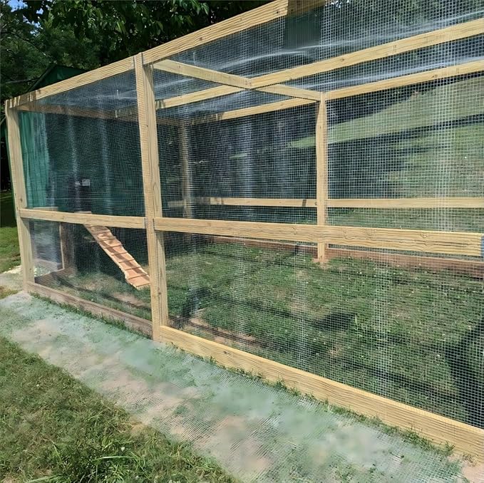 GANGHAO Hardware Cloth 48in x 100ft 19 Gauge, Chicken Wire Mesh Roll, Wire Fencing, Wire Fence Roll, Hot-Dipped Galvanized Wire Mesh After Welding, Guard Mesh,Welded Metal Chicken Wire