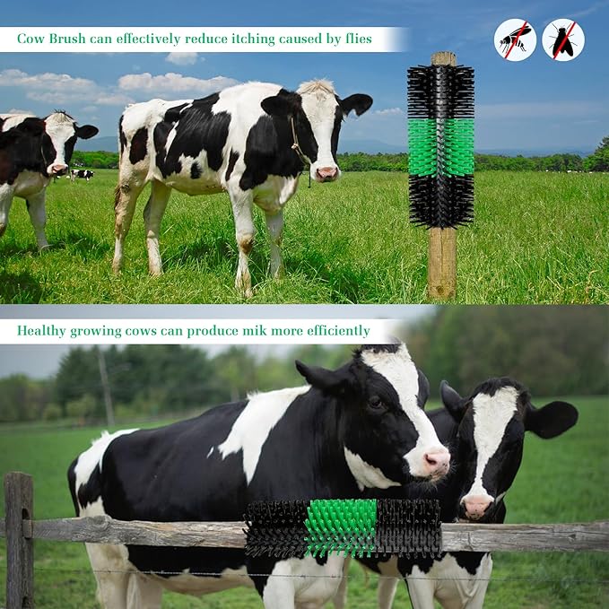 1PCS Livestock Scratching Brush Kit, Cattle and Horse Massage Grooming Brush, Itch Relief for Goat, Sheep and Pig