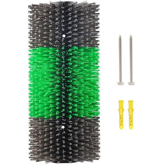 Livestock Scratch Brushes, Horse Scratcher Full Massage Brush Kit for Relieving Back Itching, Green