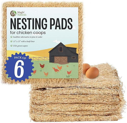MagJo Pet Excelsior Aspen Shaving Nesting Liners (6 Pack)