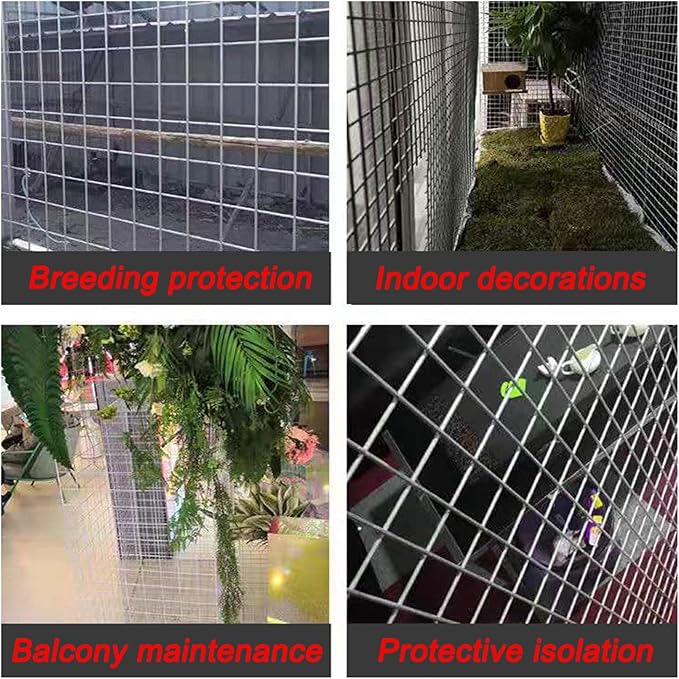 Stainless Steel Welded Wire Mesh, Hardware Cloth Metal Chicken Wire Mesh, 1/2 Inch After Welding Square, for Chicken Coop Rabbit Garden Fruit Cage Animal, Easy To Cut ( Size : 1mX20m(39inX65.6ft) )