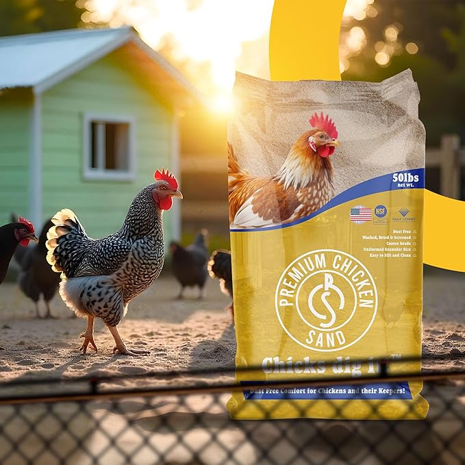 50 lbs – Dust-Free, Odor-Control Bedding for Chicken Coops, Nesting Boxes, and Runs – Natural Poultry Litter