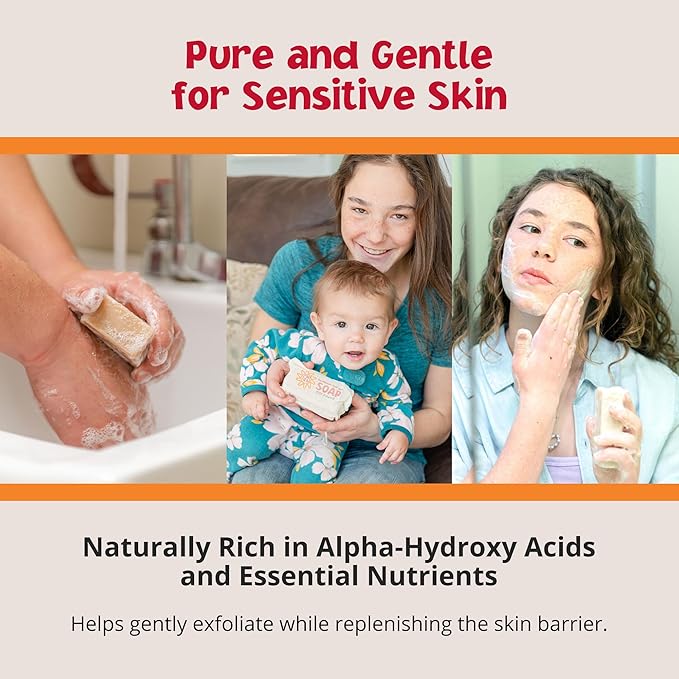 Goat Milk Stuff HONEYSUCKLE Goat Milk Soap - Natural Soap Bar, Gifts for Men and Women, Gentle for both Face and Body, Handmade Bar Soap (Box of 2)