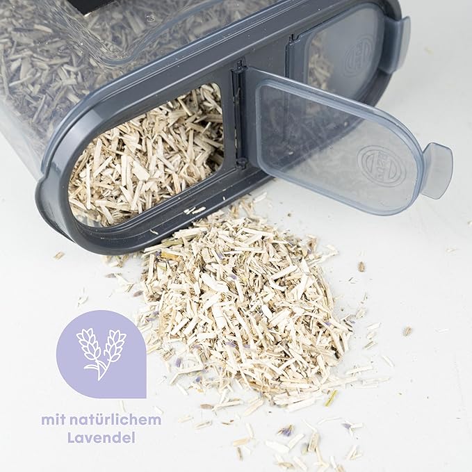 BOXIO - Hemp Lavender: 5.6 L Odor Neutralizer - Ideal for Camping Toilets, Separation Toilets, and composting Toilets, but Also as Bedding for Hamsters, Small Animals, or Rabbits.