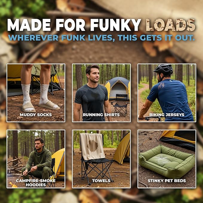 Laundry Detergent, 124 Load. Unscented Liquid Laundry Detergent Washing Soap for Sensitive Skin. ProvenSafe™ Fabric Stripper Cleaning Supply w/Odor & Stain Remover for Activewear & All Fabrics