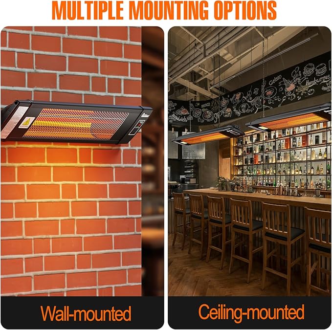 Dr Infrared Heater DR-268 Smart Greenhouse Heater with built in Temperature Control and Digital Thermostat