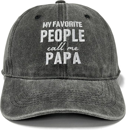 Adjustable Embroidery Baseball Hat for Men Women
