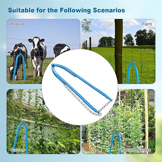 Heavy Duty Fence Repair Tool, Barb Wire Tightener with Ergonomic Handles, Fence Stretcher Repair Fixer for Farms, Ranches, and Various Household Fences