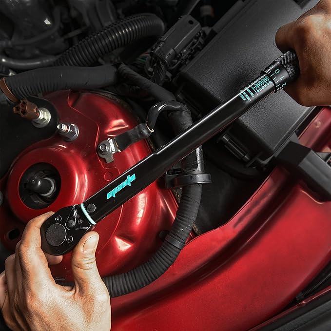 EPAuto 3/8-Inch Drive Click Torque Wrench, 10-80 ft-lb / 13.6-108.5 Nm, Black