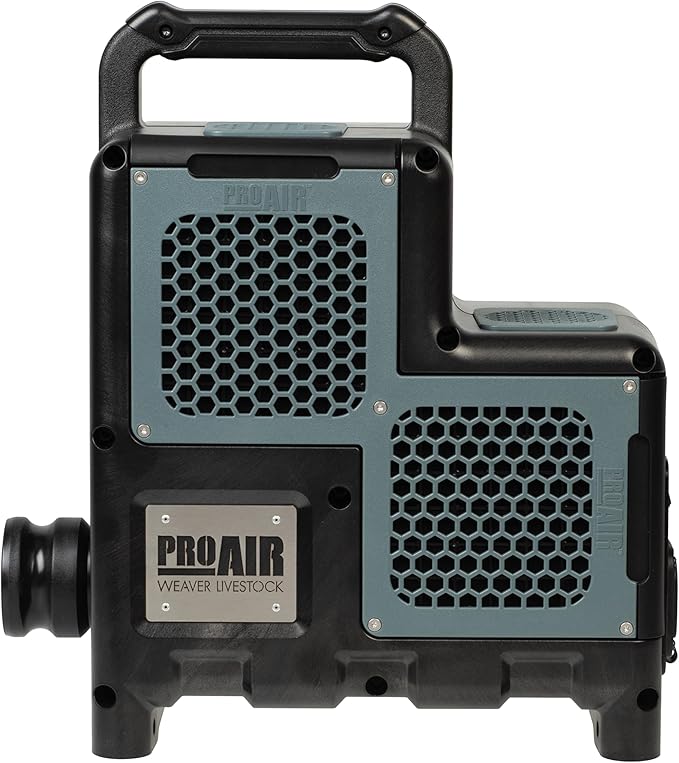 Weaver Livestock ProAir Livestock Blower, Robust Double Dryer System, Lightweight Compact Cooling Electric Blowers for Cows, Sheep, Goats and More