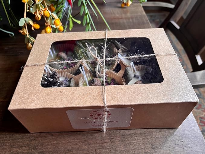 Handmade Wax Fire Starters | Campfire, Fireplace, Wood Stove | 6 Pack