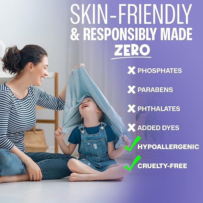 Sudstainables Laundry Detergent Sheets 200 Loads – Dissolvable Laundry Sheet for Washing Machines, Compact Alternative to Liquid & Powder Detergent, Travel-Friendly Soap | Lavender