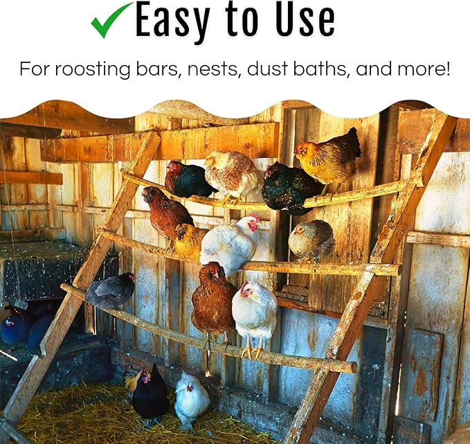 Dust Bath Herb Blend for Chickens - Keep Feathers Clean & Healthy - Food Grade, Natural Nesting Box Herbs for Bedding, Coop Floor, USA (5 LB)