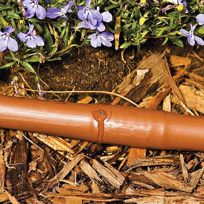 DIG B18100 100' 1/2" BrownPC,18 Inch Spacing Pressure Compensating Dripline with .700 OD