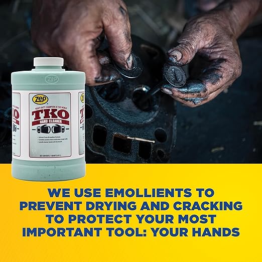 Zep TKO Hand Cleaner - 32 Oz (Pack of 1) - R54804 The Go-to Industrial Hand Cleaner for Pros That Actually Works!