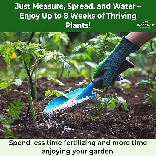 10-10-10 Plant Fertilizer Slow Release - 10 10 10 All Purpose Granular Garden Fertilizer for Vegetables, Tomato, Arborvitae, Shrubs, Rose, Flowers, Fruit, Fig Trees (4 QUARTS)