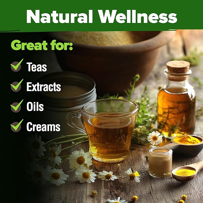 HOME GROWN German Chamomile Seed Pack – 4,560 Heirloom Seeds for Planting for Sustainable Gardens and Soothing Medicinal Herbal Teas (Matricaria chamomilla)