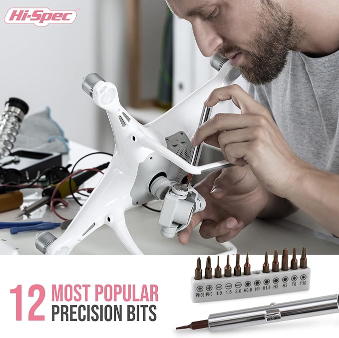 Hi-Spec Tool Kit, General Household Hand Tool Set with Toolbox Storage Case, All-in-One Compact Toolkit for DIY & Dorm Use, Pink