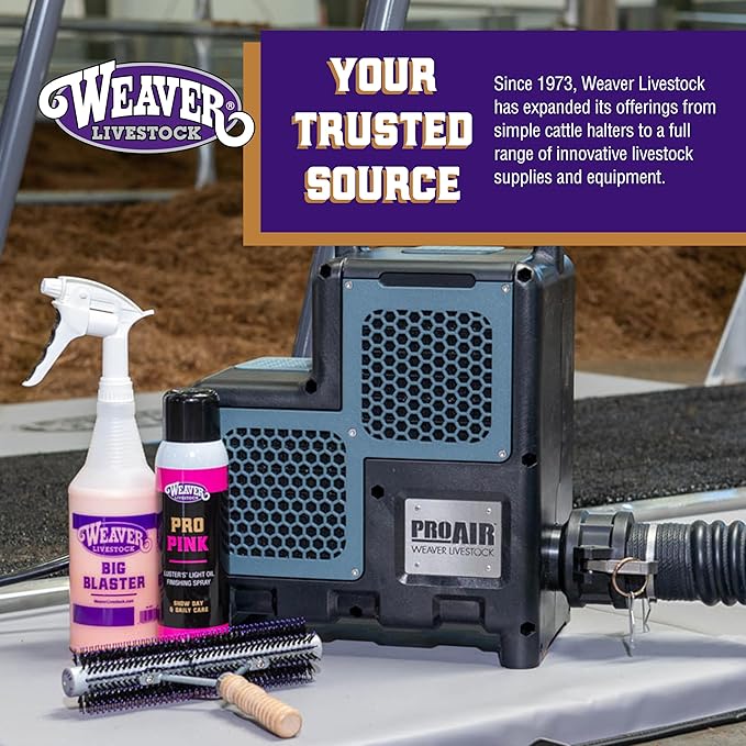 Weaver Livestock ProAir Livestock Blower, Robust Double Dryer System, Lightweight Compact Cooling Electric Blowers for Cows, Sheep, Goats and More