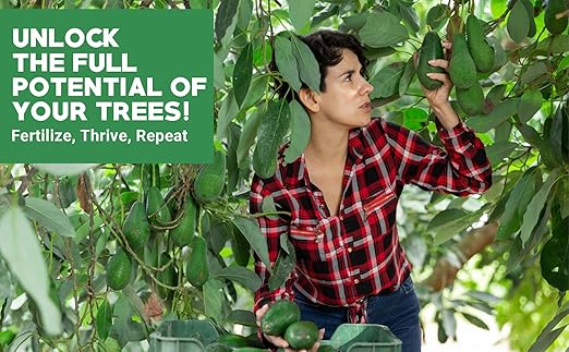 6-4-6 Avocado and Citrus Tree Professional Fertilizer Plant Food for Outdoor/Indoor Gardening; Quick-Release Nitrogen Fertilizer; Orange, Lime, Avocado and Lemon Tree Fertilizer (10 QUARTS)