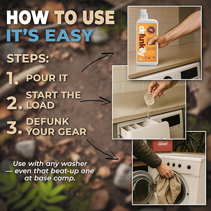 Laundry Detergent 124 Load. 'Amberwood & Citrus' Essential Oil Liquid Laundry Detergent Washing Soap for Sensitive Skin. ProvenSafe™ Cleaning Supply w/Odor & Stain Remover for Activewear & All Fabrics