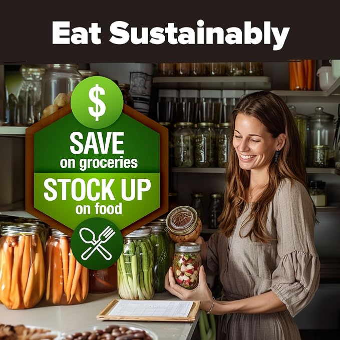 HOME GROWN 25 Heirloom Vegetable Seeds Kit - 12,000+ Non-GMO Seeds for Planting Vegetables, Survival Garden Seed Vault, Tomatoes Carrots Beans Kale Peppers, Indoor Outdoor Garden