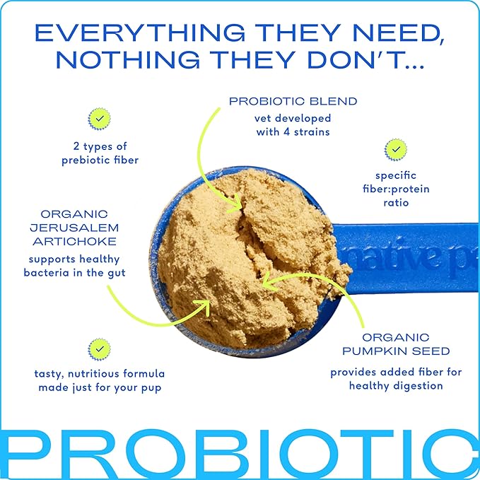 Native Pet Goat Milk Powder for Dogs (60 Scoops) & Probiotics for Dogs (30 Scoops) - Probiotics Powder for Digestive Health, Gut Support, & Immune Boost - Organic Goat Milk Powder