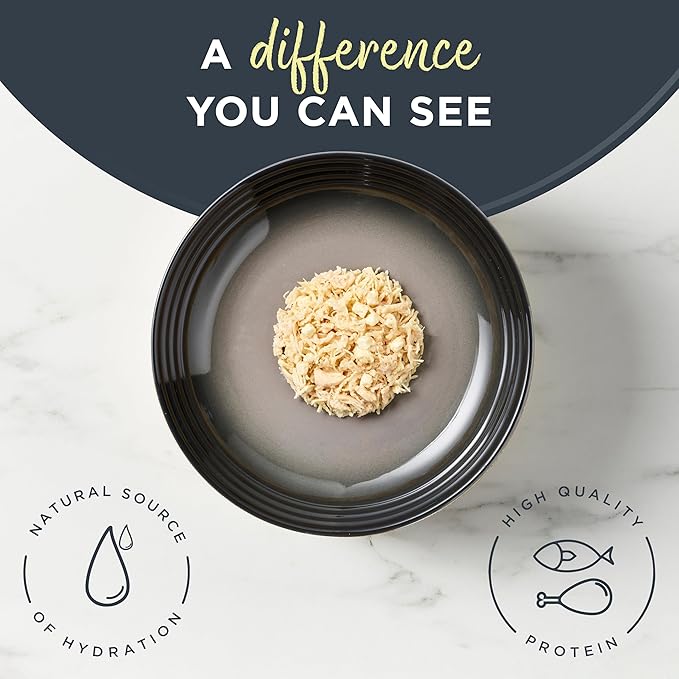 Reveal Natural Wet Canned Cat Food, Limited and Natural Ingredients, Grain Free, High Protein with No Artificial Additives, Chicken Breast with Cheese in Broth (24 x 2.47 oz Cans)