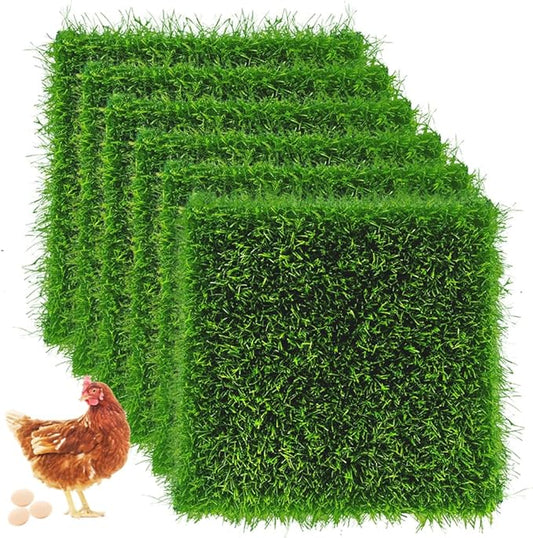 Nesting Pads for Chicken Coop, Nesting Box Pads 6PCS 12"×12"×1.2" Nesting Box Pads for Chickens, Nesting Pads for Laying Eggs, Reusable Nesting Pads for Chicken Coop/Chicken Nesting Box