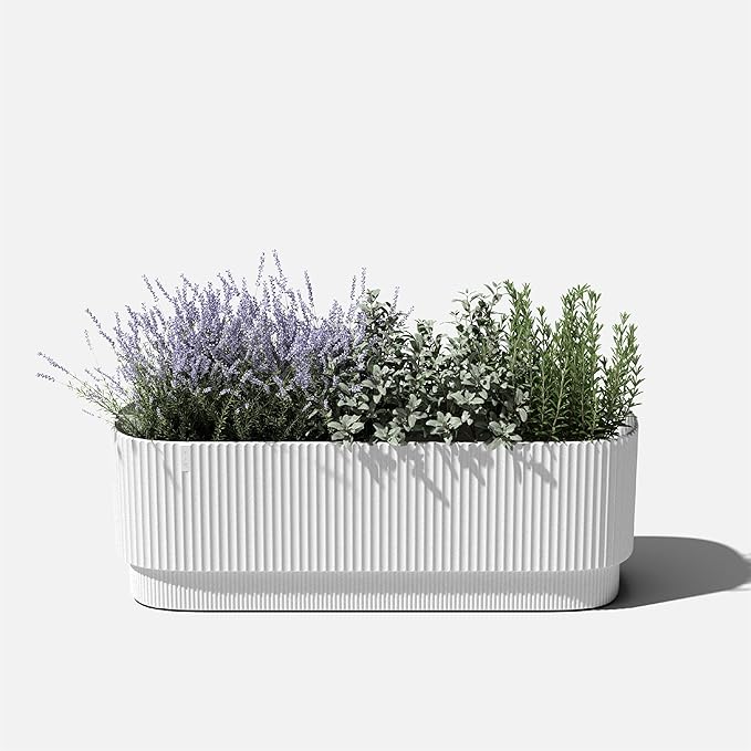 Veradek Demi Series Raised Garden Bed - Self-Watering Planter for Backyard & Garden | All-Weather Use