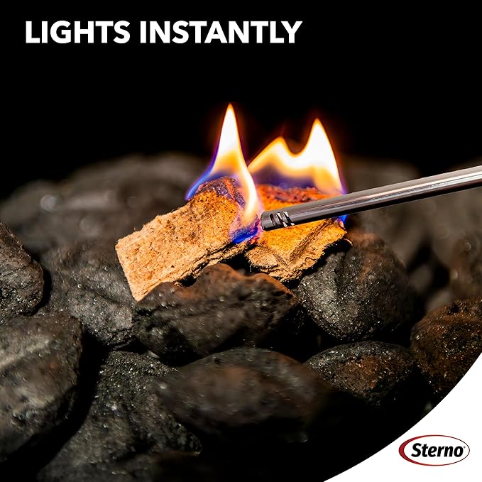Sterno Instant Fire Starter Squares, 144 Count — Made with Natural Wood, Odorless, Lights Instantly Even When Wet, Indoor/Outdoor