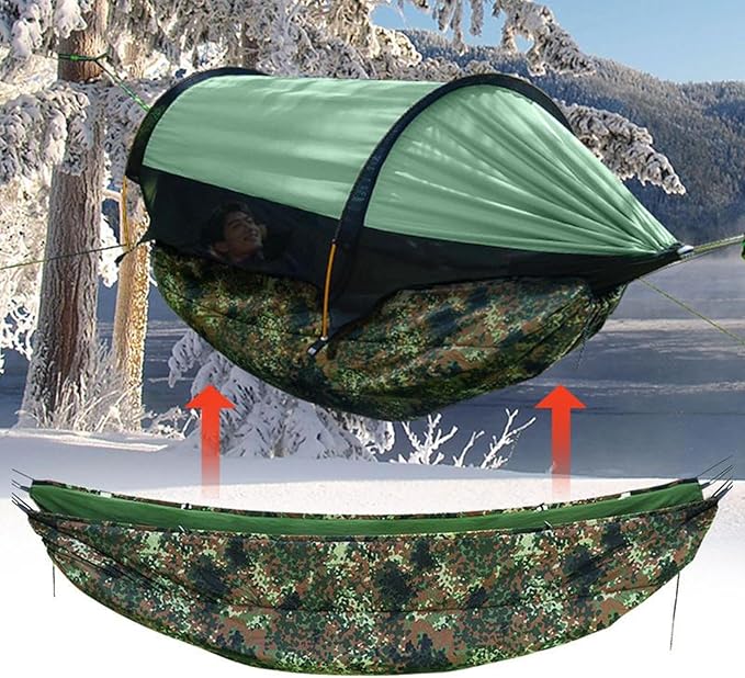 Hammock Underquilt | Warm Outdoor Survival Gear,Hammock Underquilts Sleeping Bag | for Hiking Backpacking Beach Travel Backyards