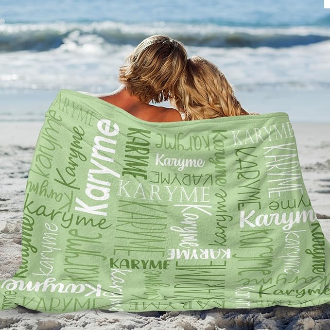 Personalized Name Blanket for Kids and Adult Customized Blanket for Boys Girls Baby Personalized Blanket and Throws