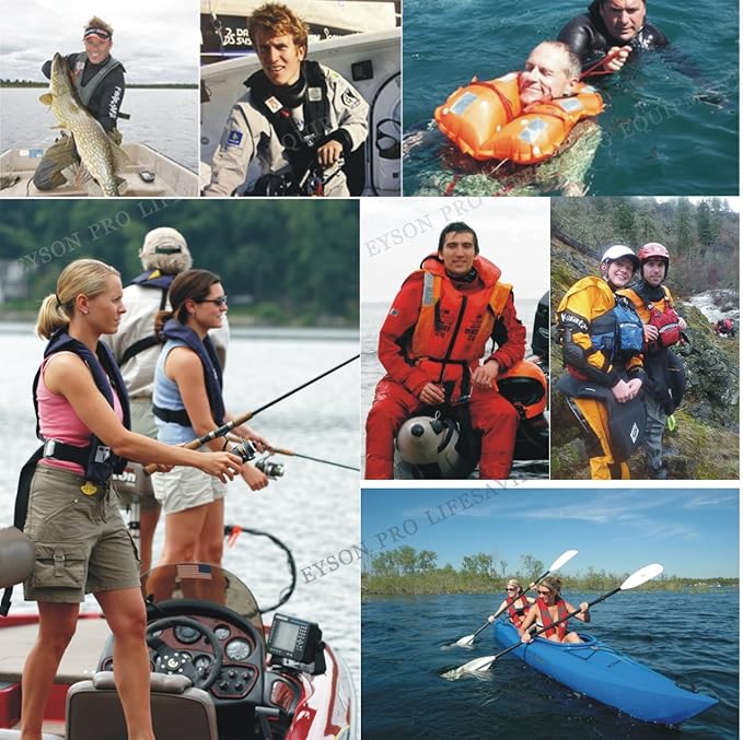 Premium Quality Automatic/Manual Inflatable Life Jacket Lifejacket PFD Floating Life Vest Inflate Survival Aid Lifesaving PFD Basic New