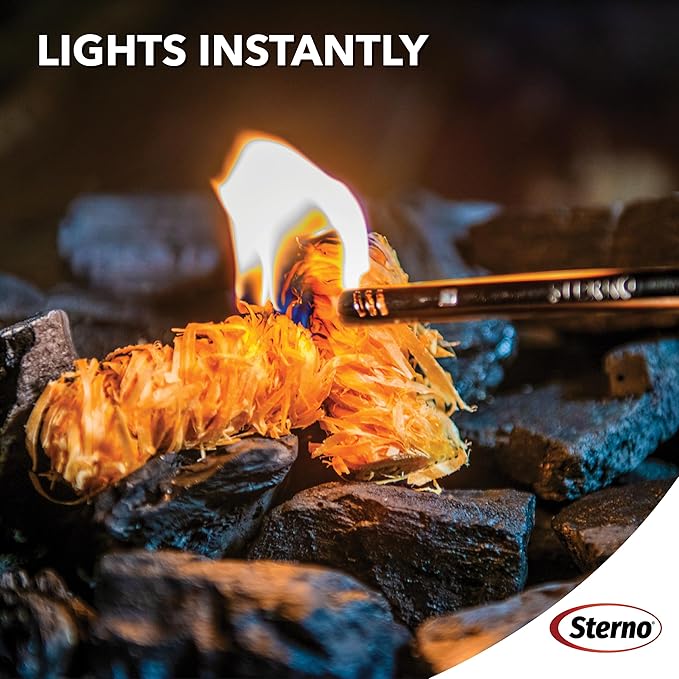 Sterno Instant Fire Starter Tumbleweeds, 50 Count — Made with Natural Wood, Odorless, Lights Instantly Even When Wet, Indoor/Outdoor