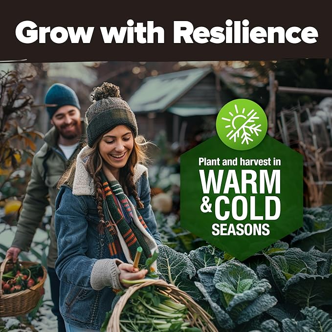 HOME GROWN Heirloom Vegetable Seeds - 15 Varieties, 7,000+ Non GMO Seeds for Planting, Complete Vegetable Garden Kit for Indoor & Outdoor Growing, Survival Seed Vault for Preppers