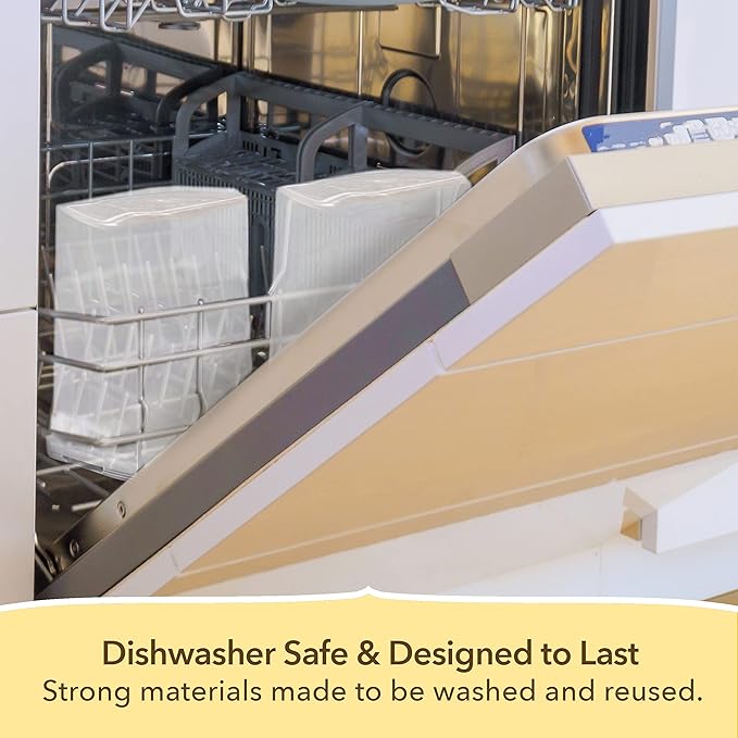 Simply Gourmet Airtight Cereal Containers with Lids – 3 Piece Tall Kitchen Pantry Organization Set, BPA-Free Clear Plastic, Pour Spout Lids for Breakfast Cereal, Rice, Flour, Sugar, Snacks