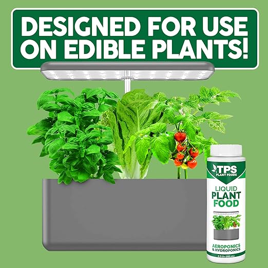 Liquid Plant Food for use in AeroGarden, IDOO and Hydroponic Growing Systems, Liquid Fertilizer, 32 oz (1 Quart)
