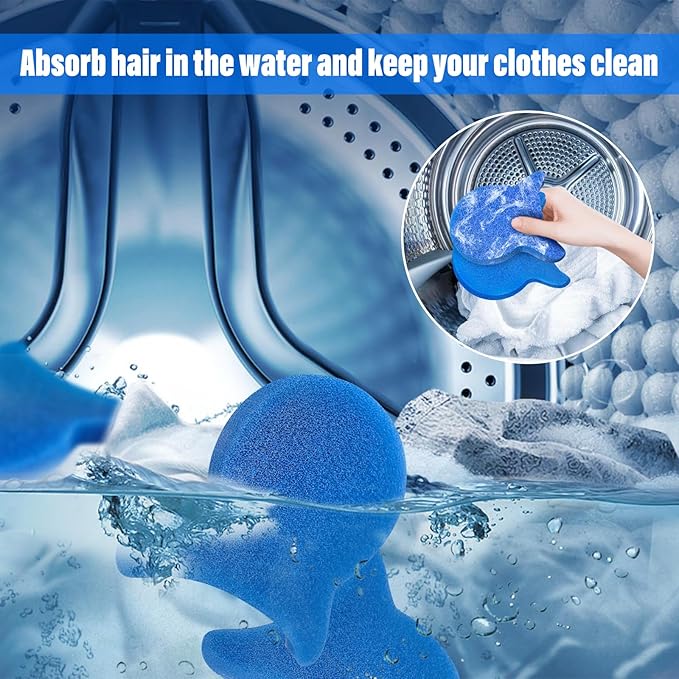 Pet Hair Remover for Laundry, Reusable Dog & Cat Hair Remover Tool, Effectively Removes Pet Hair, Lint and Dander from Bedding and Clothing, Suitable for Washing Machines, Dryers 6PCS