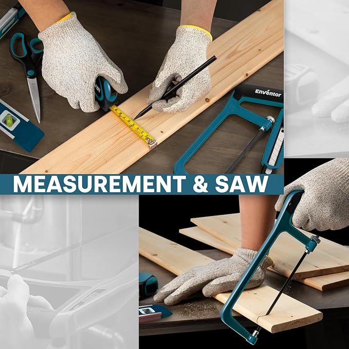 Enventor Tool Set, 220-Piece Home Tool Kit with Toolbox, Wrench and Hand Tools for Home Repairs, Auto Maintenance, DIY & General Use,Household Repair Tools for Men & Women, Blue