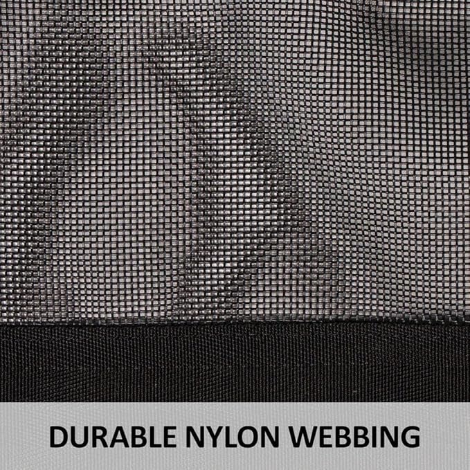 Dura-Tech Narrow Aisle Guard | Adjustable for Smaller Aisles | Durable Nylon Webbing | Maximum Airflow | Heavy-Duty Hardware | High Visibility